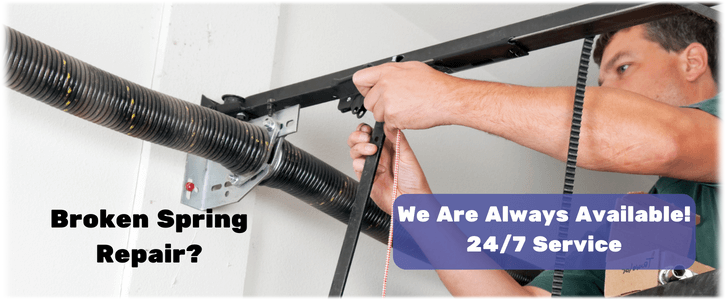 Broken Garage Door Spring Repair Carrollton, TX