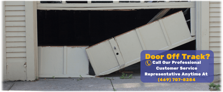 Garage Door Off-Track in Carrollton, TX